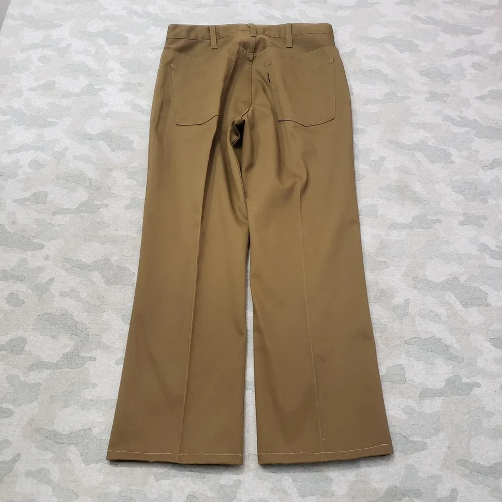 Vintage Levi's Pants‎ Mens 31x26 Brown Big E Sta Press